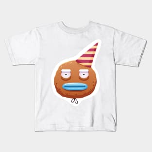 Christmas Sticker, Ginger Man Sticker Kids T-Shirt